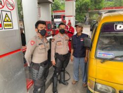 Patroli Sat Samapta Imbau Warga Tidak Panik Buying Terhadap Penyesuaian Harga BBM