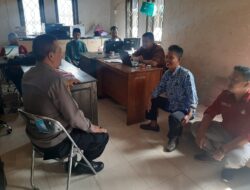 Bangun Komunikasi, Kapolsek Dengan  Perangkat Desa Ujungberung