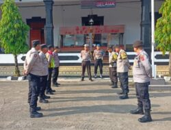 Pelaksanaan Serah Terima Tugas Penjagaan dan Piket Fungsi di Polsek Jatiwangi