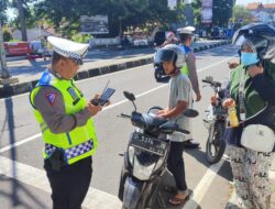 Hari Pertama Operasi Patuh Lodaya 2023, Satlantas Polres Majalengka Tertibkan Puluhan Kendaraan