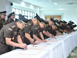 Pejabat Eselon 3 Diwilayah Hukum Kejati Jabar Dilantik