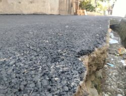 Diduga Pemdes Bugel Kurangi Ketebalan Hotmik Untuk Mencari Keuntungan