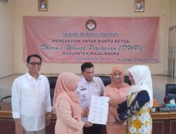 Ratna Budianti Jabat Ketua DWP Majalengka Dalam Sertijab PAW