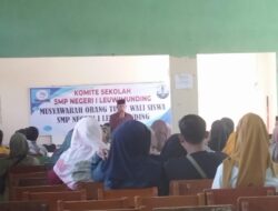 SMPN 1 Leuwimunding, Diteriaki Orang Tua Siswa Saat Komite Sampaikan Biaya Akhir Tahun